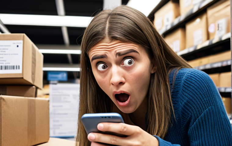 A person looking shocked at a fraudulent payment notification on their phone after a hacker stole their online shopping account information, emphasizing the importance of strong and varied passwords.
